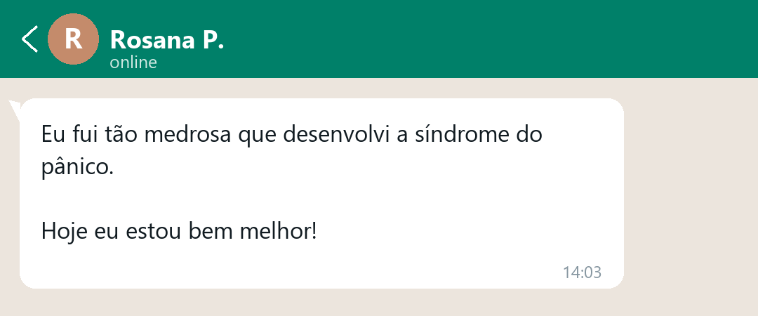 Depoimento de aluna