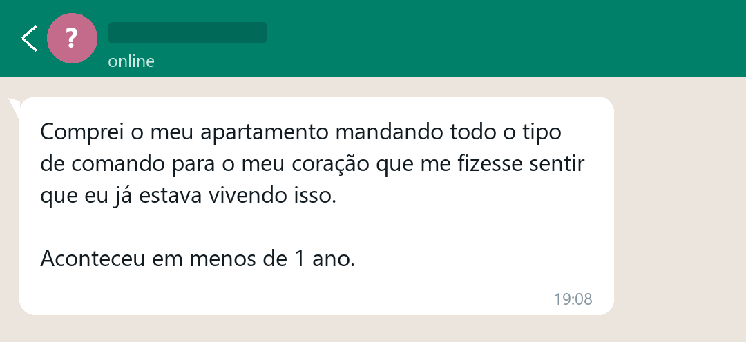 Depoimento de aluna